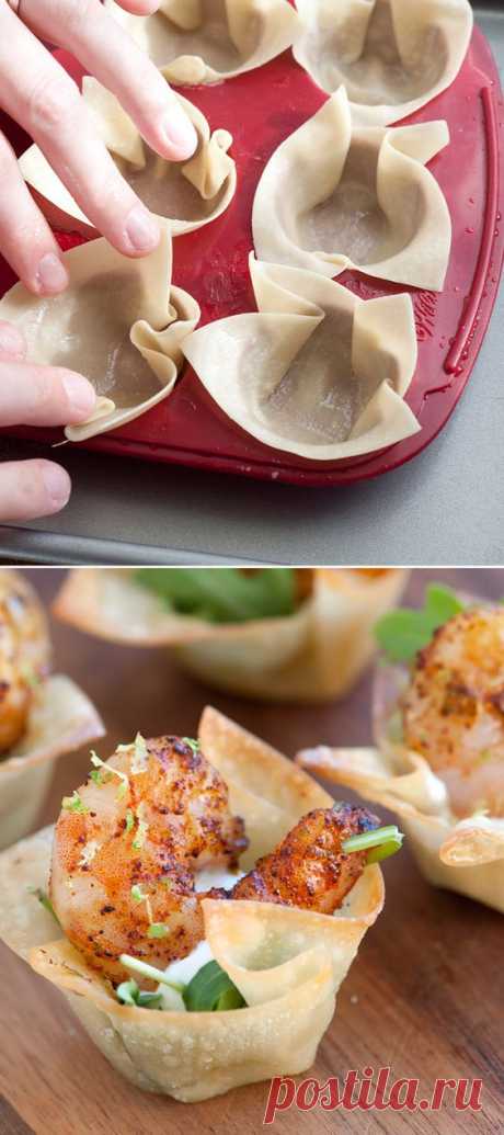 Chili Lime Baked Shrimp Cups