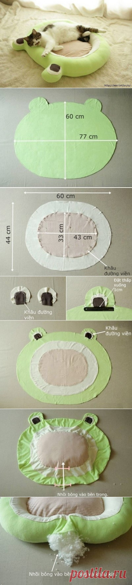 Как сшить кроватку для кошки