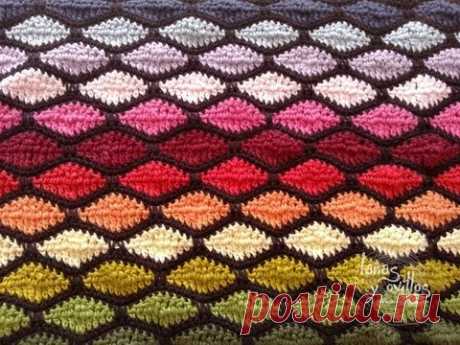 Tutorial Punto Ondas Crochet o Ganchillo Wave Stitch