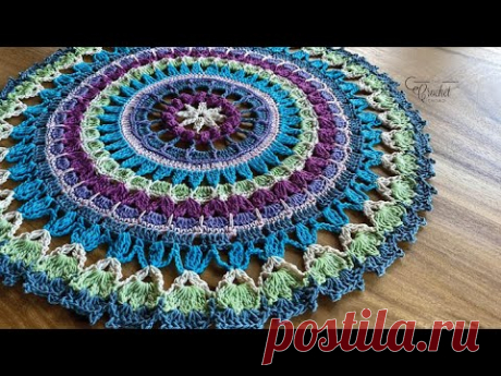 Crochet Mandala Doily Pattern