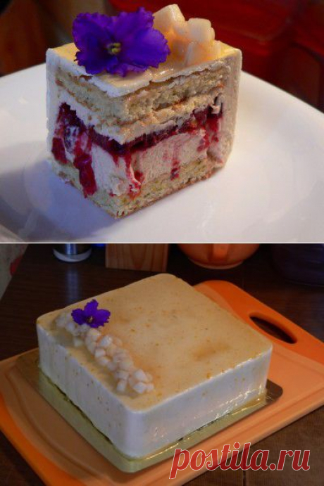 Торт Carre Blanc от Пьера Эрме : Торты, пирожные