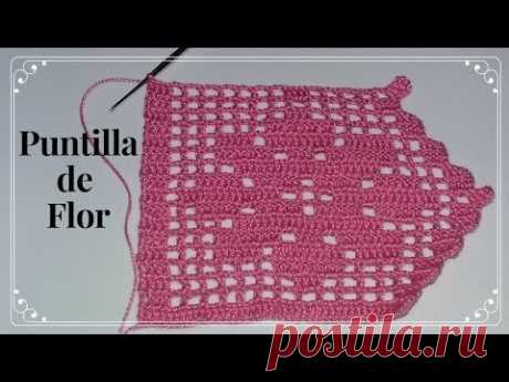 PUNTILLA DE FLOR PASO A PASO PUNTILLA FACIL # 15.Hola! Inscríbete aquí: https://www.youtube.com/c/aprendercrochet . Hoy les traigo un video donde vamos apren...