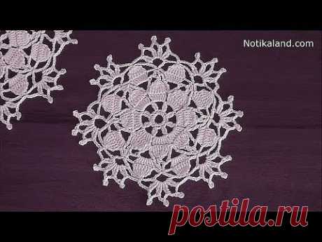 Crochet snowflake pattern  Crochet doily christmas Crochet snowflake ornaments