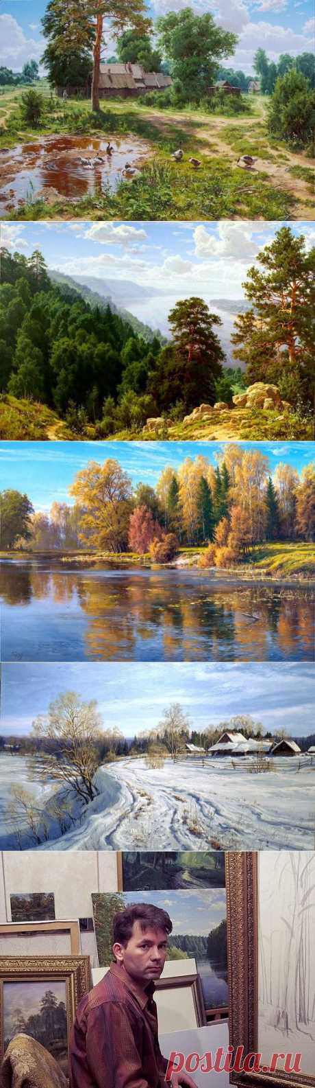 Красота русской природы в пейзажах Сергея Басова