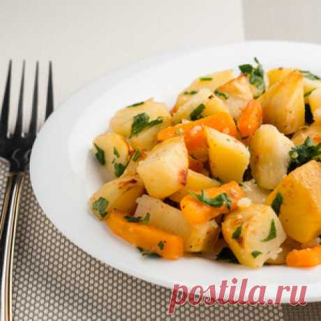 Картошка в духовке, запеченная в рукаве - Вкусная альтернарива жареной картошке пошаговый рецепт с фотографиями