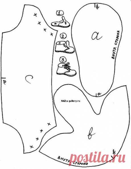 может кому пригодится!!!я делаю выкройку ботинок проще.беру ее из ин-та и отправляю в свой архив там ее увеличиваю или уменьшаю соотвественно моей величине подошвы и через кальку срисовываю прямо с экрана.если кто умеет можно отправлять в Ворд там уменьшать или увеличивать и распечатывать на принтер.вторая туфелька с ремешком через ножку...если не нужно просто выравниваю задник и делаю обычную туфульку