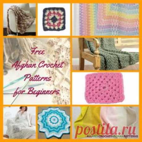 25 Free Crochet Afghan Patterns for Beginners | AllFreeCrochetAfghanPatterns.com