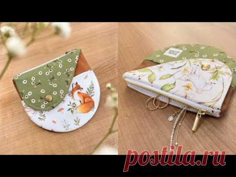 Round Wing Zipper Pouch | Detailed Sewing Tutorial
