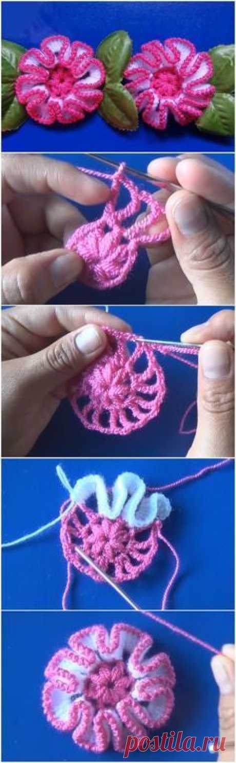 Crochet Beautiful Flower Step By Step