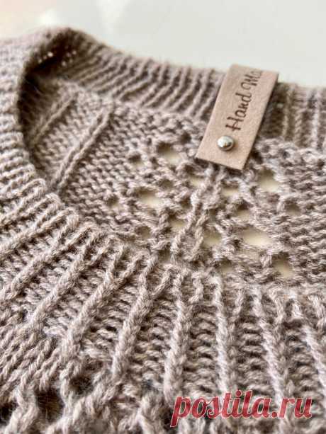 Вяжу классический свитер с ажурными дорожками. Итоги, выкройка, схема узора | Юлия L (Pinkishlife_knit) | Яндекс Дзен