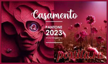 A Pantone elegeu a cor do ano de 2023: Viva Magenta! Selecionei e vim compartilhar inspirações de Casamento Viva Magenta. Confira o post!