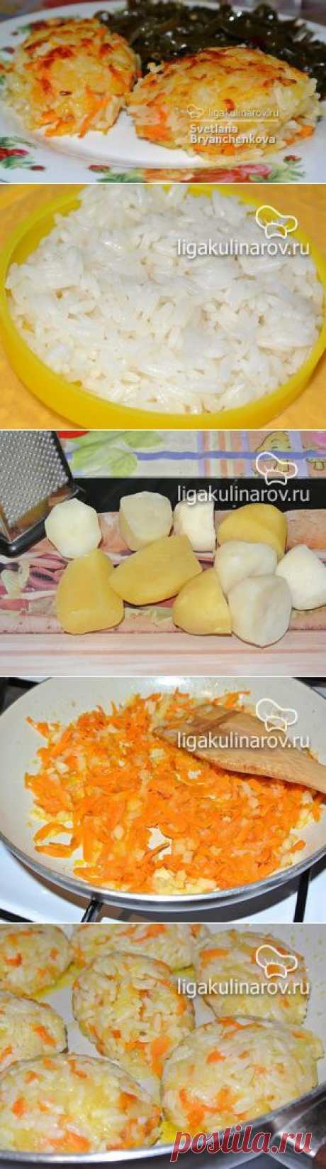 Картофельно-рисовые постные котлеты – рецепт с фото от Лиги Кулинаров, пошаговый рецепт