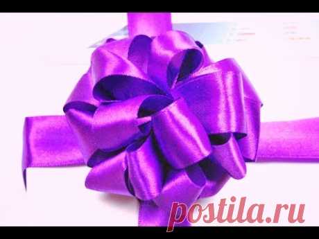 Как сделать ПОДАРОЧНЫЙ БАНТ / DIY Easy Gift Ribbon Bow / ✿ NataliDoma