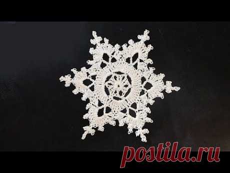 ▶ How To: Crochet Snowflakes - YouTube