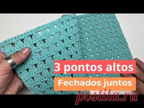 3 PONTOS ALTOS FECHADOS JUNTOS -PONTO SUPER FÁCIL -FAÇA LINDOS TRABALHOS COM ESTE PONTO MARAVILHOSO