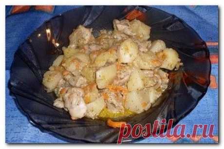 Картошка с мясом в мультиварке - пошаговый рецепт | Мультиварик.Ру