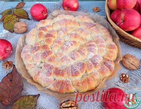 Яблочный пирог "Рогалик" – кулинарный рецепт(***)