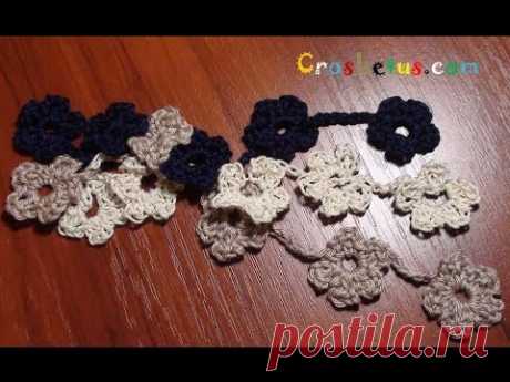 Crochet 5 Petal Floral Cord