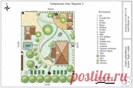 Планировка участка для загородного дома | Роскошь и уют