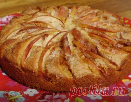 Домашний пирог с яблоками и корицей | Официальный сайт кулинарных рецептов Юлии Высоцкой