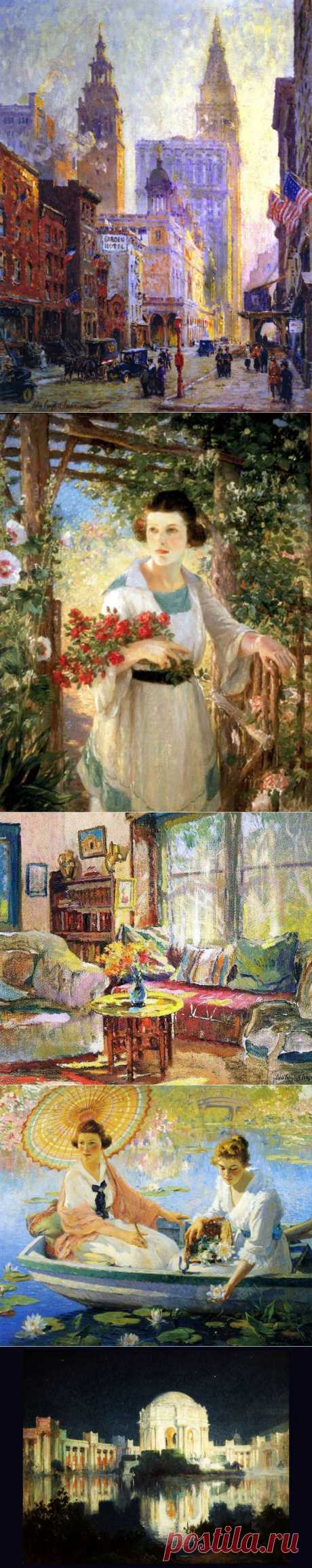 Американский импрессионист Colin Campbell Cooper (1856-1937).