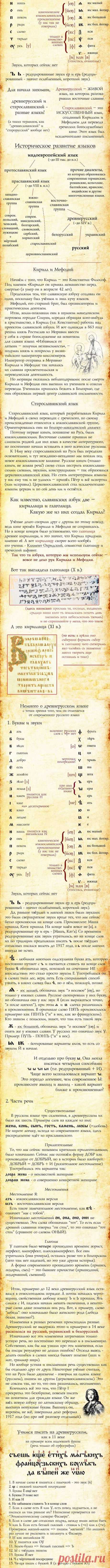 История возникновения русского языка