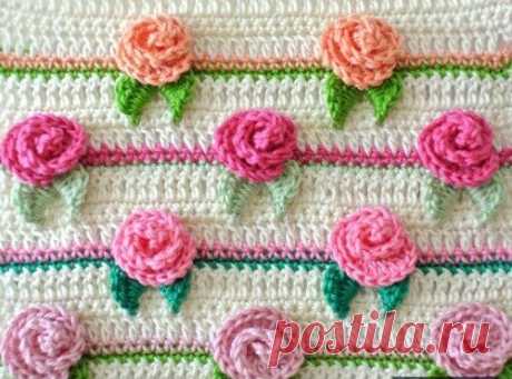 Crochet rosebud stitch - Crochet Easy Patterns