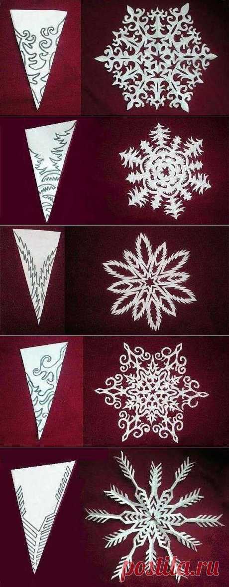 Christmas Crafts, 12 Gorgeous Paper Snowflake Designs
