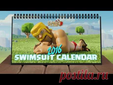 Official 2016 Clash of Clans Desk Calendar (April Fools' Day)