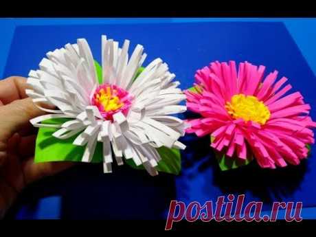 🌼Как Сделать Красивый Цветок Бумаги своими руками МК🌼How to make paper flowers/DIY mothers Day