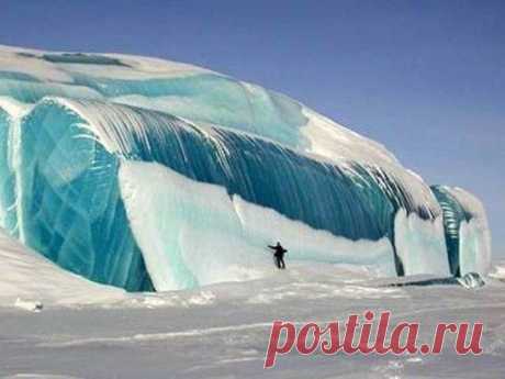 ОБАЛДЕТЬ!!!!! Это Замерзшая волна.... в Антарктиде.