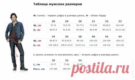 Как определить свой размер джинсов