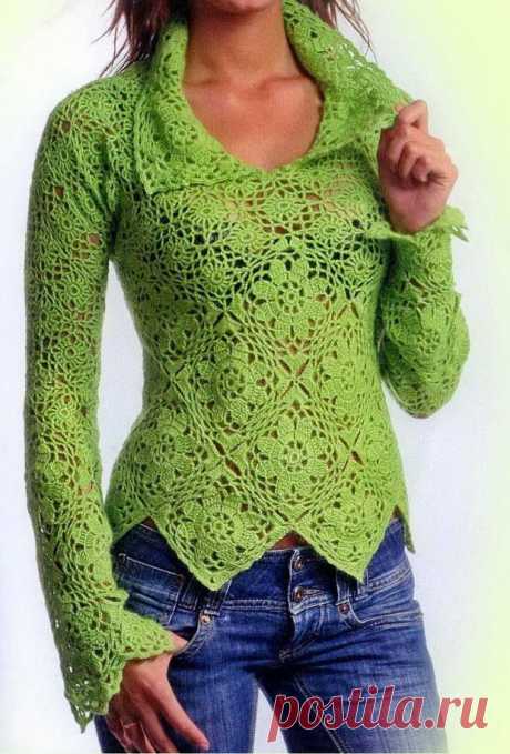 Crochet Sweater: Crochet Sweater For Women - Elegant