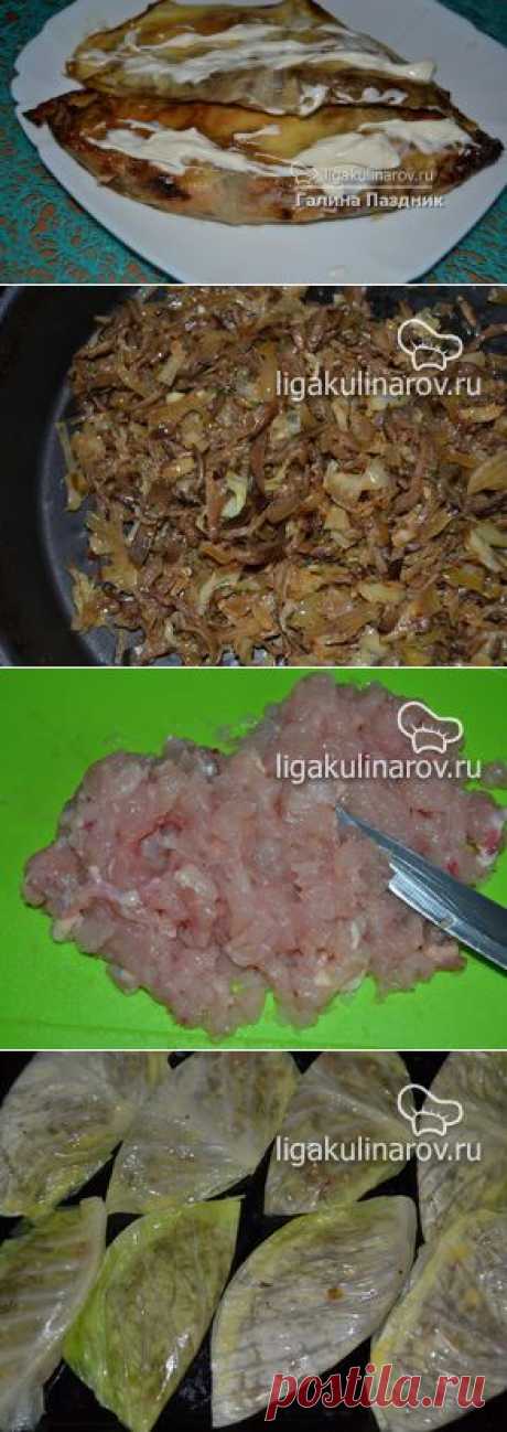 &quot;Чебуреки&quot; из капусты, рецепт пошаговый от Лиги Кулинаров.