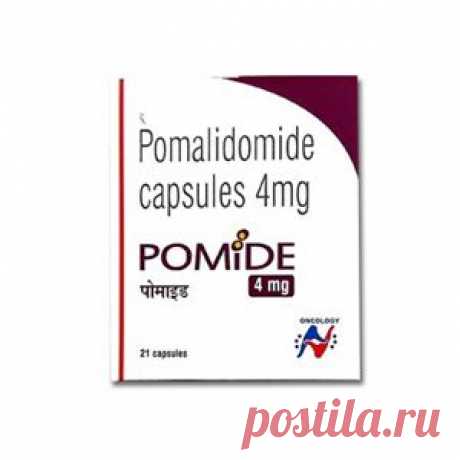 Pomalidomide 4mg используется для лечения некоторых видов рака (таких как множественная миелома, саркома Капоши). Он работает, замедляя или останавливая рост раковых клеток.