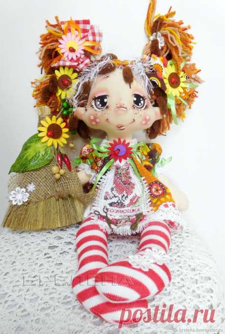 Авторская текстильная кукла Домашняя феечка Хозяюшка – купить на Ярмарке Мастеров – SRPJ6RU | Интерьерная кукла, Месягутово