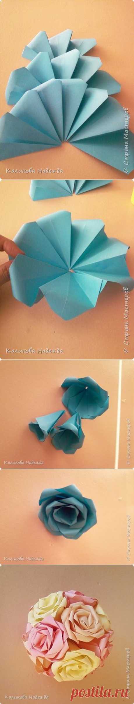 Оригами Роза | Domosedkam.ru