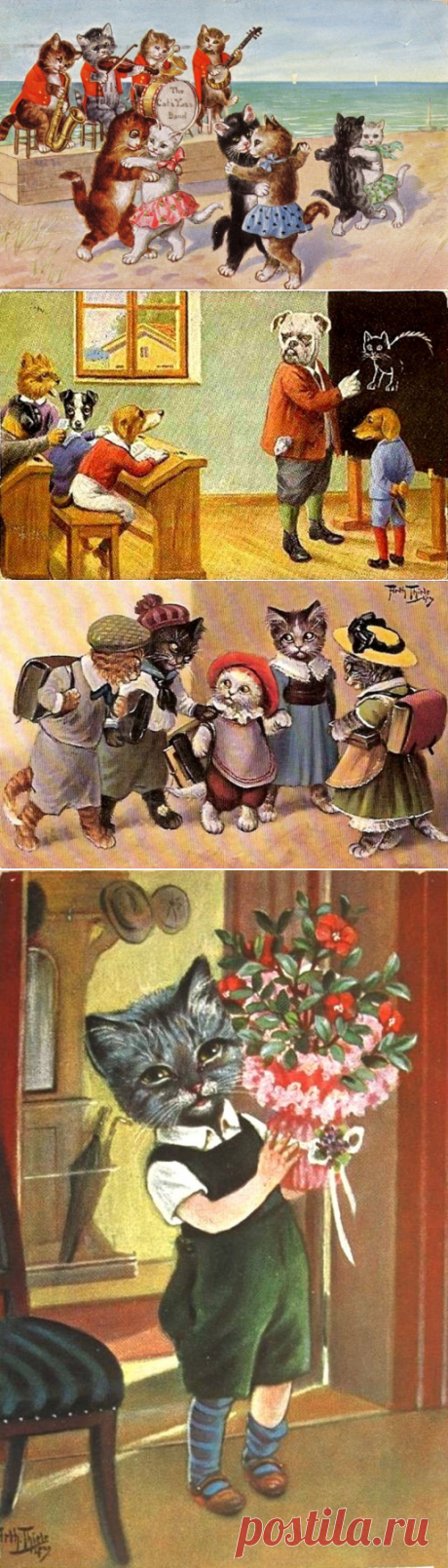 Артур Тиле и его котики и собачки.