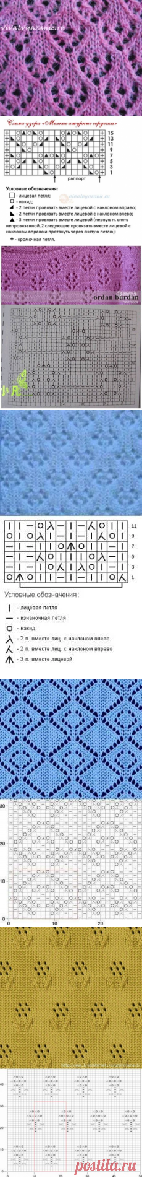 Подборка узоров спицами - 20 первых вариантов на любой вкус - svjazat.ru