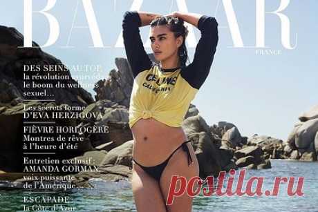 Плюс-сайз-модель снялась в откровенном образе для журнала. Голландская плюс-сайз-модель Джилл Кортлев снялась в откровенном образе для французской версии журнала Harper's Bazaar. Так, на размещенном снимке 29-летняя манекенщица позирует на фоне скал, стоя на камнях. Для съемки знаменитость выбрала черно-желтый лонгслив бренда Celine, завязанный узлом под грудью, и плавки.