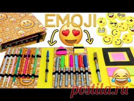 DIY - Estojo Personalizado Emoji 😍😍 - Material Escolar Reciclável - Segredos de Aline