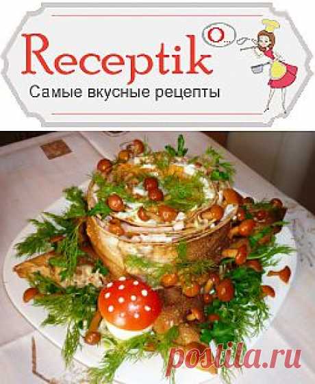 Салат Пенек » Рецептико