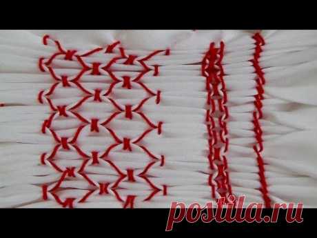 Hand Embroidery: SMOCKING Stitch (Part 1)