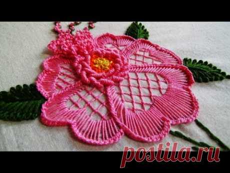 Hand Embroidery: Flower Embroidery for Cushions