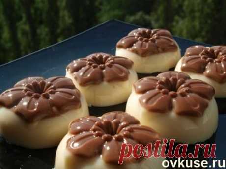 Желе из топлёного молока с шоколадом - Простые рецепты Овкусе.ру
