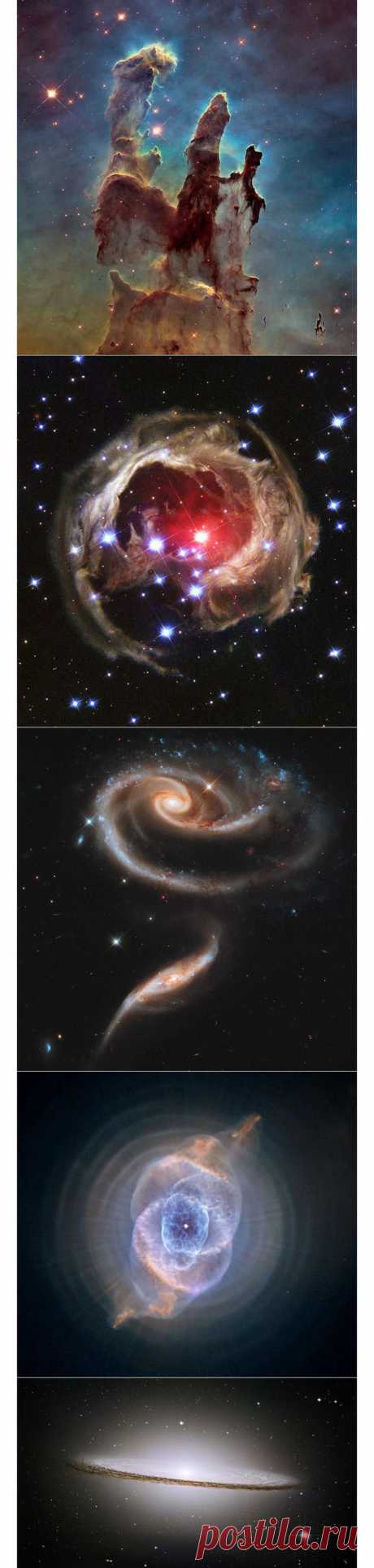 Лучшие фотографии «Хаббла»: результаты голосования к 25-летию телескопа