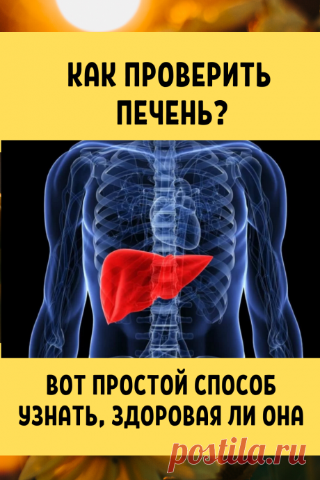 Как проверить печень? Вот простой способ узнать, здоровая ли она. Здоровье и народные рецепты