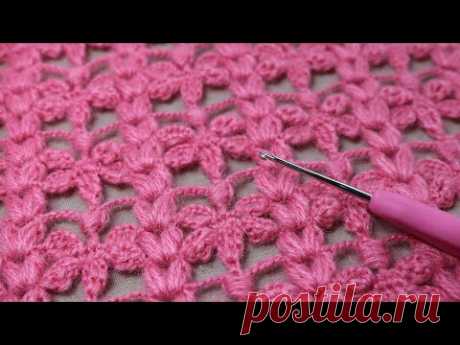 УЗОР "Бабочки" ВЯЗАНИЕ КРЮЧКОМ мастер-класс ВЯЗАНИЕ ДЛЯ НАЧИНАЮЩИХ  Crochet butterfly lace pattern