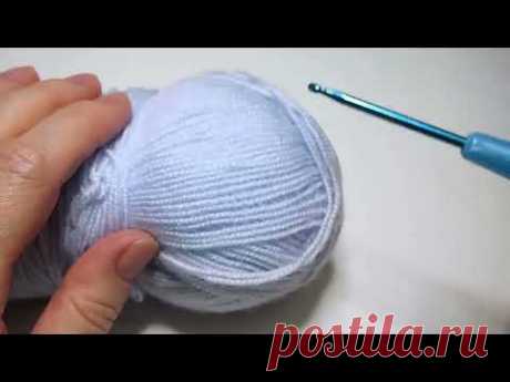 Простая шаль крючком для начинающих/Crochet shawl tutorial/ Простой узор для шали. Легко! Урок №390