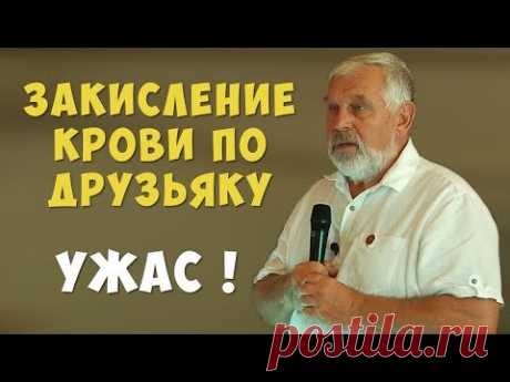 Жданов о теории Друзьяка про закисление крови. В чём ошибка! Аналитика Фролова Ю.А.